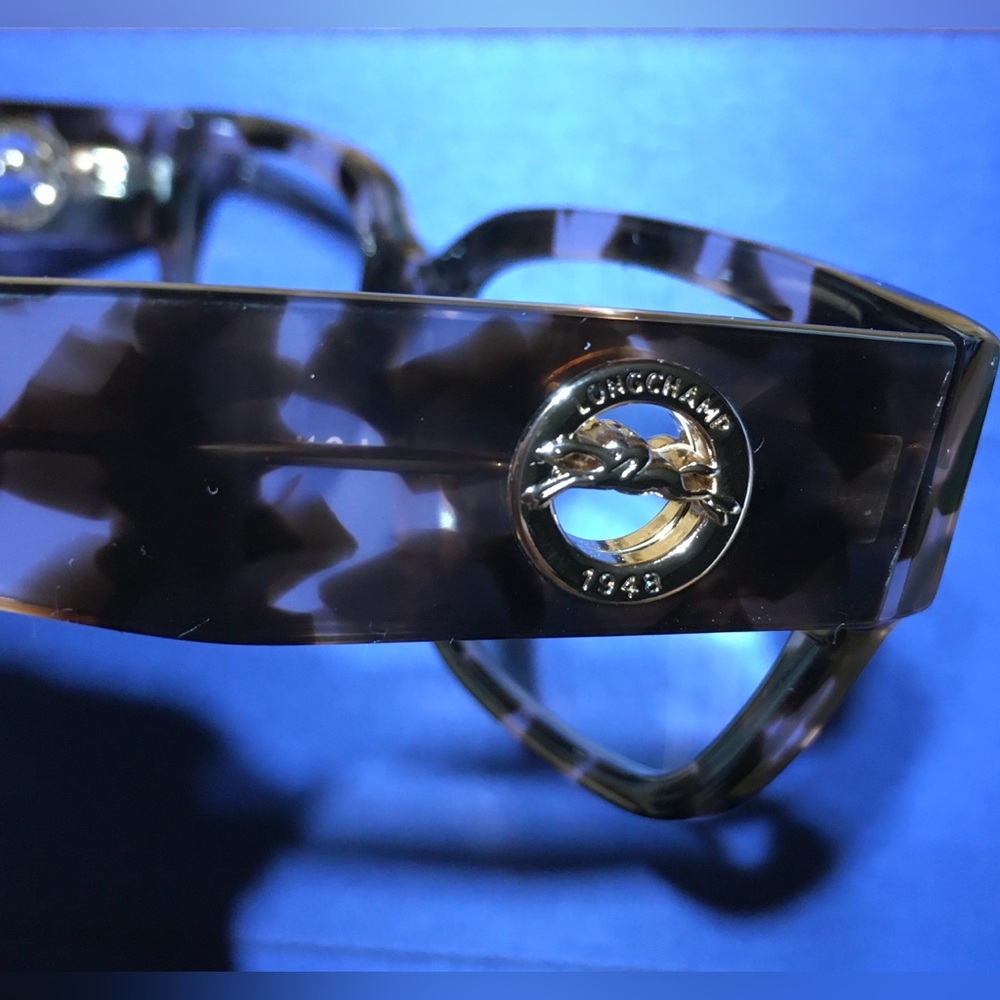 LONGCHAMP HAVANA EYEGLASSES FRAMES TORTOISE SHELL w/CASE Demo Len or Script IN - Picture 8 of 15